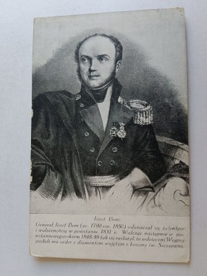 POSTCARD GENERAL JOZEF BEM