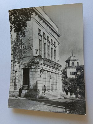 POSTCARD PRL TOMASZOW MAZOWIECKI SEAT OF THE PRESIDIUM OF THE MUNICIPAL NATIONAL COUNCIL