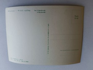 CARTE POSTALE PRL OLSZTYN VUE GÉNÉRALE