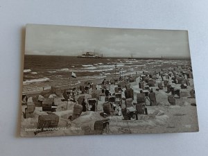 POHLEDNICE OSTSEEBAD WARNEMUNDE NĚMECKO PLÁŽ
