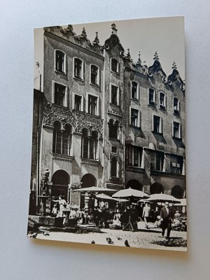 POHLEDNICE PRL KRAKÓW DOMY NA NÁMĚSTÍ MARIACKI