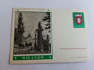CARTE POSTALE WARSAW WILANÓW