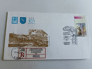 KOPERTA, ZNACZEK RYBNIK PIECZĄTKA