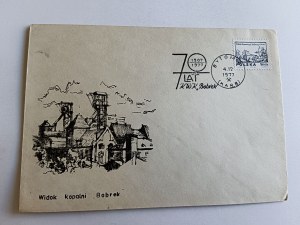 ENVELOPE, BOBREK MINE STAMP