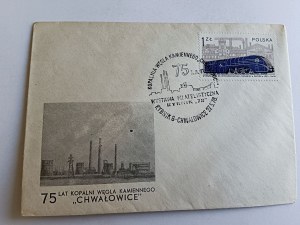 ENVELOPE, STAMP COAL MINE CHWAŁOWICE