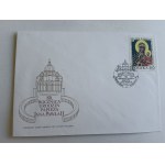 ENVELOPE, STAMP POPE JAN PAUL II