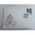 ENVELOPE, STAMP POPE JAN PAUL II