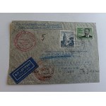 GRAPH ZEPPELIN ENVELOPE, STAMP, STAMP, STAMP BUENOS AIRES, FLORIDA 1938
