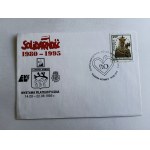 SOLIDARITY ENVELOPE, STAMP ŁAZISKA GÓRNE, STAMP
