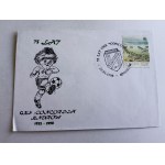 ENVELOPE SOCCER GKS CONCORDIA KNURÓW, STAMP, STAMP