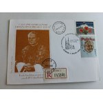 ENVELOPE POPE JAN PAUL II, STAMP, STAMP