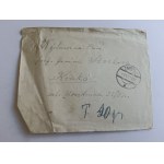 ENVELOPE KRAKOW, STAMP ZAMBRÓW 1932, STAMP