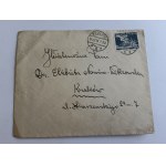 KRAKOW ENVELOPE, RYDZYNA STAMP, STAMP 1936