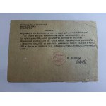 CERTIFICATE COURT PRZEMYŚL GENERAL GUBERNIA 1943 YEAR UKRAINIAN LANGUAGE, STAMP