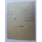 EXTRACT FROM BIRTH CERTIFICATE ZBUCZYN POWIAT SIEDLCE 1920, STAMP, SIGNATURES