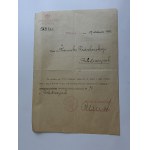 ELECTION COMMISSION 1938, BOLESTRASZYCE, PRZEMYŚL, DISTRICT STAROSTY , STAMP, SIGNATURE OF STAROSTY