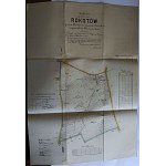 LAND SURVEY MAP OF ROKOTÓW VILLAGE MUNICIPALITY OF KONOPNICA COUNTY OF ŁOWICKI, WARSAW DISTRICT SENIOR SURVEYOR STANISŁAW NOWIŃSKI 1925