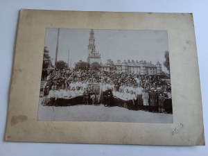 FOTO DI GRUPPO CZĘSTOCHOWA ANNI '20-'30 FOTOGRAFO STANISŁAW TRZCIŃSKI
