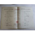 KARTA OBIADOWA MOTYW S. ŻURAWSKI WŁADYSŁAWOWO STATEK, OKRĘT TSS STEFAN BATORY 1981, POLSKIE LINIE OCEEANICZNE MOTYW S. ŻURAWSKI WŁADYSŁAWOWO