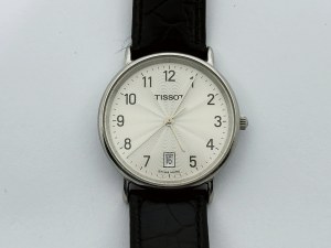 Tissot 33.5 mm men's/unisex watch, original strap and decal on the caseback