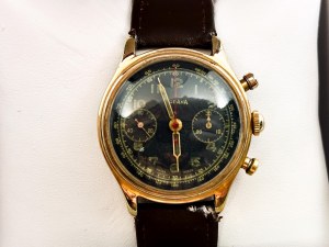 Rodana Chronograph watch black dial 36 mm