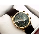 Rodana Chronograph watch black dial 36 mm