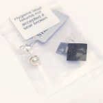 Sterling silver post earrings with Kaori cultured pearls