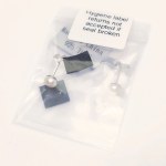 Sterling silver post earrings with Kaori cultured pearls