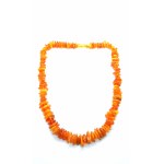 Raw polished natural Baltic amber necklace
