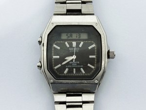 Men's/unisex Seiko Sports 100 Alarm Chronograph 35 mm watch