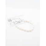 Bracelet of cultured freshwater pearls 6 mm, silver 925, Gemporia certificate