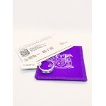 Ring with 3 blue topazes 1.180 ct and 8 white topazes 0.080 ct , 925 silver, certified by RocksTV