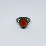 Vintage silver ring with Carnelian