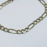 Silver Figaro Bracelet