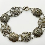 Filigree silver bracelet