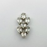Silver Pendant with White Topazes