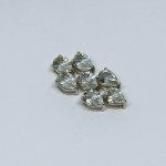 Silver Pendant with White Topazes