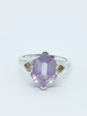 Amethyst Ring, 925 Silver, Gemporia