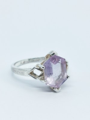 Amethyst Ring, 925 Silver, Gemporia