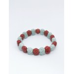 Gemporia carved Burmese jade bracelet