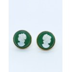 Cameo earrings, vintage