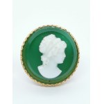 Cameo earrings, vintage