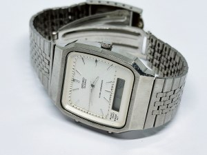 Men's/unisex Seiko Alarm Chronograph 33 mm watch