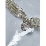 Pendant with jade and Chinese lucky symbol, 925 Silver