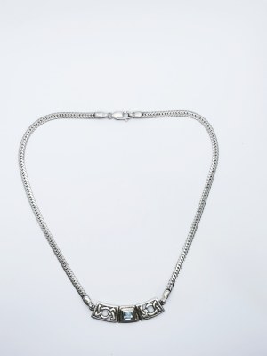 Topaz necklace, 925 silver