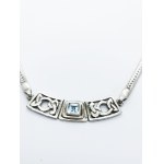 Topaz necklace, 925 silver