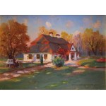 Bronisława RYCHTER-JANOWSKA (1868-1953), Podzim na venkově (1940)