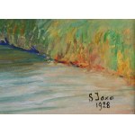 Soter JAXA-MAŁACHOWSKI (1867-1952), Nad rzeką (1928)