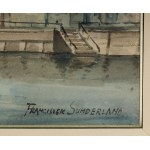 Franciszek SUNDERLAND (XX w.), Gdańsk - Żuraw nad Motławą