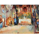 Tadeusz CYBULSKI (1878-1954), Wnętrze kościoła (1923)